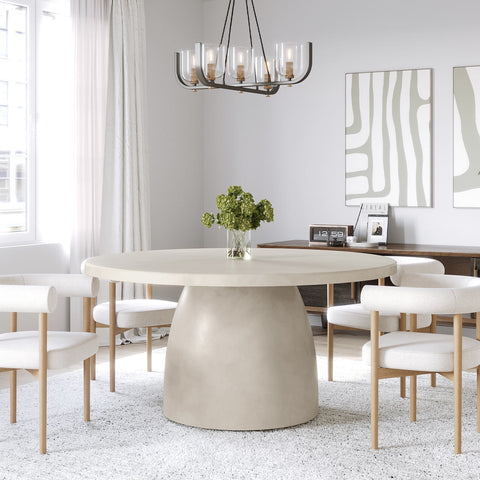 Luna Concrete Dining Table – Trueform Concrete