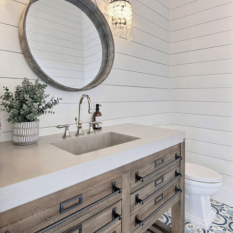 Modern Farmhouse Vanity Top – Trueform Concrete