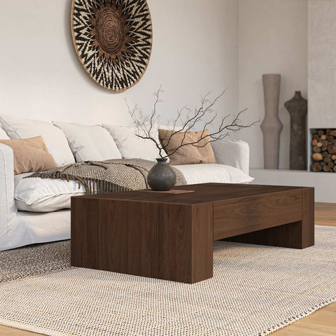 Alpine Concrete Coffee Table (Woodform Collection) – Trueform Concrete