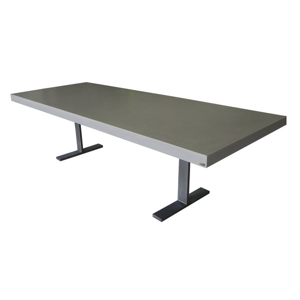 Aura Round Concrete Dining Table - Industrial - Dining Tables - by Trueform  Concrete, LLC